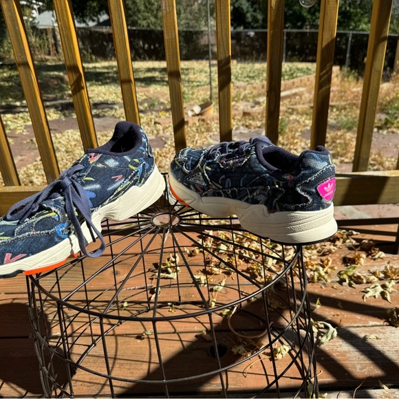 Adidas Falcon painted denim - Picture 4 of 5